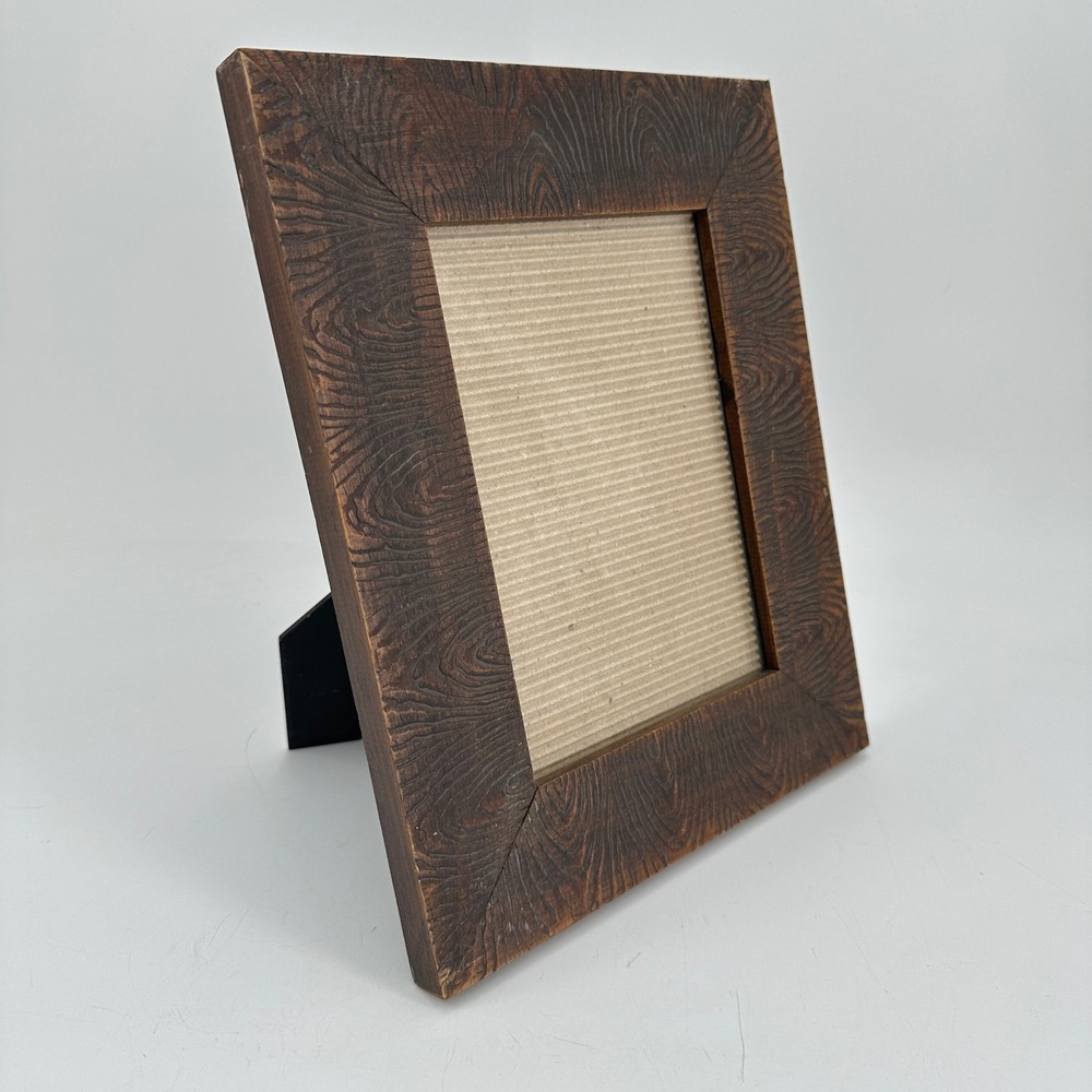 Michaels Rustic Brown Faux Wood Grain 4x6 Picture Frame Tabletop Decor